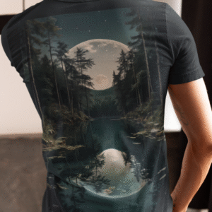 Yin and yang split as day and night forests