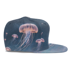 A jellyfish constellation swimming through the sky like it's an ocean